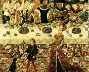 catalan school banquet of herod oil on canvas